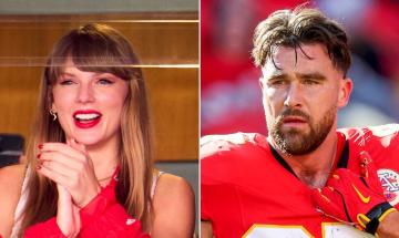 Travis Kelce flies from Chiefs minicamp to watch Taylor Swift's Hall of Fame induction