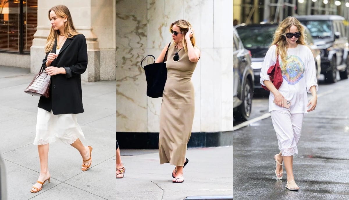 Jennifer Lawrence’s minimal summer heels go viral — best dupes starting at $62