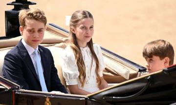 Princess Charlotte praised for poise and composure at King Charles's birthday parade