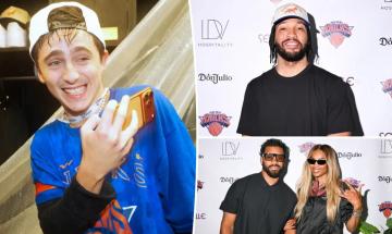 Timothee Chalamet parties with New York Knicks at Seville after NBA championship win