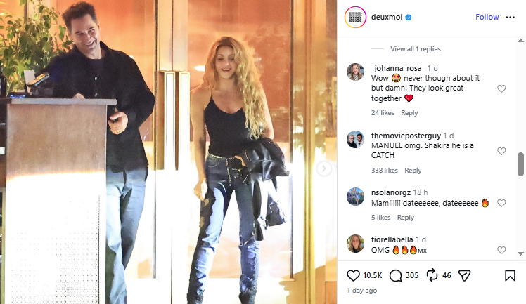 Shakira and Manuel Garcia-Rulfo spark dating rumours after leaving LA hotel together