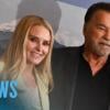 Arnold Schwarzenegger and Heather Milligan step out for the Austrian World Summit