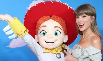 Taylor Swift drops behind-the-scenes video as Toy Story 5 hits theatres