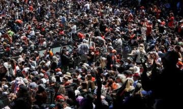 Police arrest four after violent fight at Oracle Park baseball game