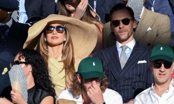 Jennifer Lopez joins Tom Hiddleston at Wimbledon tennis final