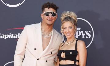Brittany Mahomes shares funny parenting moment after daughter Golden bites into yoga block