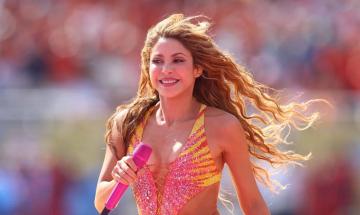 Shakira shines in custom Roberto Cavalli ensemble during FIFA World Cup final