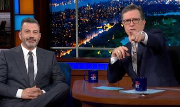 Jimmy Kimmel offers show to Stephen Colbert following 'Late Show' cancellation