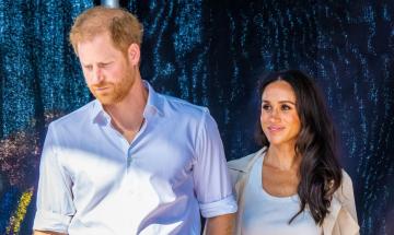 Prince Harry and Meghan appear to visit Princess Diana's childhood home