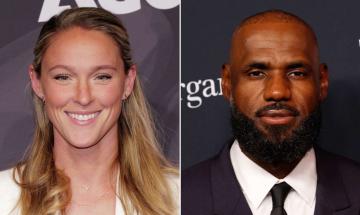 Taylor Swift's sister-in-law Kylie Kelce celebrates LeBron James' move to the 76ers